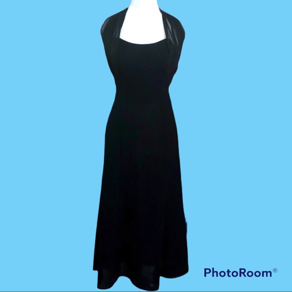 Carole Little Vintage Black Dress - Picture 2 of 7